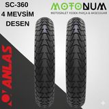 Arora Mojıto Pro Ön Ve Arka Lastik Takımı -Sc360-4 Mevsim- Lst00107