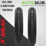 Arora Mojıto Pro S Ön Ve Arka Lastik Takımı -Sc360-4 Mevsim- Lst00106