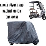 Arora Rüzgar Pro 3 Tekerlekli Kabinli Elektrikli Motosiklet Brandası