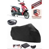 Arora Zr1 Branda Siyah Arka Çanta Uyumlu(Topcase) Motosiket Brandası Motor Örtüsü Çadır Su Geçirmez Motosiklet Kılıfı Motor Brandası,lastikli,taşıma Torbalı