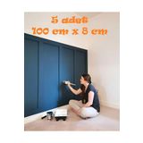 Arotza İskandinav Duvar Çıtası 1 Paket (5 ADET) 8×100 Cm Mdf Duvar Çıtası 6 Mm Kalınlık