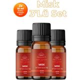 Aroviva Misk 3'lü Oda Kokusu Seti - Kadifemsi & Cazibeli (3X10ML) - Yoğun Esans