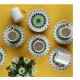 Arow 6 Kişilik Türk Kahve Fincan Takımı 90 ml - Renkli