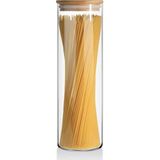 Arow Ahşap Kapaklı Kavanoz 1400 ml TR-4248 - Bej - 1,8 lt