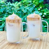 Arow Çift Cıdarlı 2'li Su Bardağı - 1 Adet - 400 ml - Şeffaf