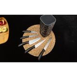 Arow DC.TR-3494 Diamond Gümüş Standlı 6'lı Bıçak Seti