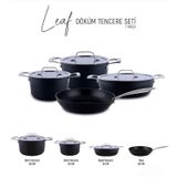 Arow Leaf Dokum 7 Parça Tencere Seti