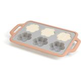 Arow Pasties Silikon Muffin Kek Kalıbı 6 Bölmeli/güvenli Tutuş ve Taşıma Sistemi TR-6094 - 1
