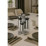 Arow Perry Standlı 4 Parça Baharatlık-Yağlık Seti - 250-120 ml