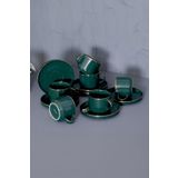 Arow x Pink And More TR-3076 12 Parça 6 Kişilik Porselen Nescafe Fincan Takımı