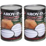 Aroy-D Hindistan Cevizi Sütü 400 ml 2 Adet Aromatik ve Taze Uzakdoğu Mutfağı İçin