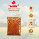 Arpacıoğlu %100 Yerli Türk Malı Kırmızı Futbol Mercimek 5Kg (Cilalı)