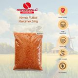 Arpacıoğlu %100 Yerli Türk Malı Kırmızı Futbol Mercimek 5kg (Naturel) - 5 kg
