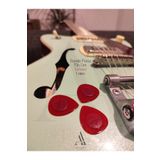 Arpeggio arte Alice Damla Pena 3'lü Set 1mm(Elektro, Akustik, Klasik, Bas, Caz Gitar Penası) 3 Adet KIRMIZI PENA