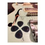 Arpeggio arte Alice Damla Pena 4'lü Set 1 mm(Elektro, Akustik, Klasik, Bas, Caz Gitar Penası) 4 Adet SİYAH PENA