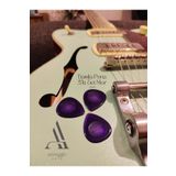 Arpeggio arte Alıce Damla Pena Mor 3'lü Set 2.00mm Caz Gitar Penası 2mm Mor Bas Gitar Penası