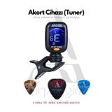 arpeggio ARTE Aroma AT-101 Dijital Tuner | Gitar, Ukulele, Keman ve Bağlama Uyumlu Klipsli Akort Cihazı