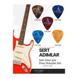 arpeggio ARTE 'SERT ADIMLAR' - Solo Gitar İçin Pena Deneyim Seti 5 adet (0,96 mm Karışık Renk)