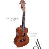 Arpeggio Arte -UK04 Maun Concert Ukulele – Ay Yıldız Desenli Premium 23 Inch Ukulele (Kılıf Hediyeli) - MAUN-UK04 - Ahşap