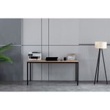 Arpelia Çalışma Masası 160x80x75 Cm Siyah Atlantik Çam Siyah - Atlantik Çam
