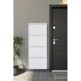 Arpelia Metal Ayakkabılık 4 Lü Beyaz