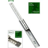 Array 27 mm Teleskopik Çekmece Rayı 406 mm Galvanizli Materyal ile Dayanıklı ve Fonksiyonel - Yok
