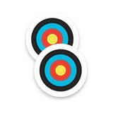 Arrowhead Target Face Açık Hava Hedef Kağıdı (Yüzü ) 1-10 A -2 Li Pk -80CM - 53C086 - 1-10 a kadar 80 cm FITA ONAYLI