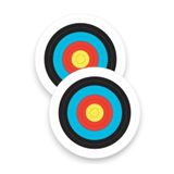 Arrowhead Target Face Açık Hava Hedef Kağıdı (Yüzü ) 1-10 A -2 Li Pk -80CM - 53C086