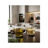Ars Buğra Home 2'Lİ ÇELİK VAKUM KAPAKLI SİLİKON TABANLI YAĞDANLIK-400ML-