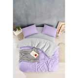 Ars Çift Kişilik Nevresim Takımı - 200 x 220 cm - Mor - Gri