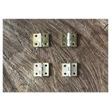 Ars Dekoratif Mini Tavla ve Kutu Menteşe Sarı Renk 12 Adet 10*10 - 10*10MM