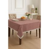 ARS HOME COLLECTION Fistolu 170x170 Sofra Bezi Masa Örtüsü Piknik Örtüsü Kırmızı