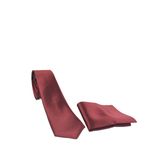 Ars Magic Box 1. Kalite Saten Parlak Slim Kravat Mendil Seti Bordo bordo Tek Ebat bordo Tek Ebat ars-268