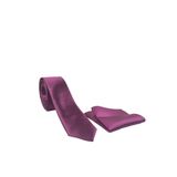 Ars Magic Box 1. Kalite Saten Parlak Slim Kravat Mendil Seti Mor mor Tek Ebat mor Tek Ebat ars-275