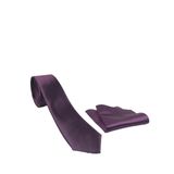 Ars Magic Box 1. Kalite Saten Parlak Slim Kravat Mendil Seti Mor mor Tek Ebat mor Tek Ebat ars-280