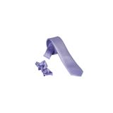 Ars Magic Box (272) 1.KALİTE ÖZEL DESENLİ ÖZGÜN RENK 5.5 CM GENİŞLİĞİNDE (KUŞGÖZÜ) KRAVAT MENDİL SETİ AÇIK MOR 57 Tek Ebat