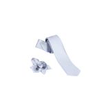Ars Magic Box (322) 1.KALİTE ÖZEL DESENLİ ÖZGÜN RENK 5.5 CM GENİŞLİĞİNDE KRAVAT MENDİL SETİ KOD 20 KOYU BEYAZ-20 Tek Ebat