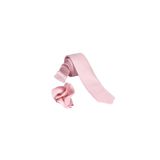 ars magic box Özel Kumaş ve Dokuma Tarzı Kuş Gözülü İtalyan Kesim Kravat ve Mendil Seti, 5.5 cm Eninde, 87 Renk Seçeneği (açık pembe)