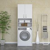 Ars Mobilya Çamaşır Makinesi Dolabı Banyo Dolabı Raflı Kapaklı Dolap