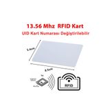 ARS Robotechnicals UID Değiştirilebilir 13.56Mhz RFID Manyetik Kart Rfid Proximity Göstergeç Kart 13.56 Mhz Kapı Geçiş