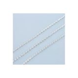 Arsaley Collection İnce Kesim Silver Çelik Kolye Zinciri (Metre) – Sevgililer Günü Özel