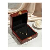 Arsaley Collection Taşlı Mini Hamsa Charm Paslanmaz Çelik Zincirli Kadın Kolye (45 Cm) -Sevgililer Günü Özel