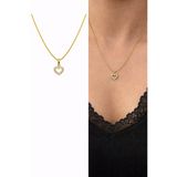 Arsaley Collection Taşlı Yıldız Charm Paslanmaz Çelik Zincirli Kadın Kolye (45 Cm) – Sevgililer Günü Özel