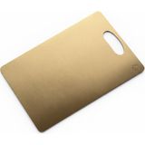 Arsel 1,2 mm Titanyum Gold Paslanmaz Çelik / Metal Kesme Tahtası 304 Kalite 18/10 Cr-Ni - 21 x 31 cm