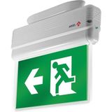 Arsel Arselite AE-1223-L Sıva Üstü Floresanlı Acil Çıkış Yönlendirme Armatürü Sürekli ve Kesintide 180 Dak. Yanan 500 Lümen LED