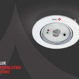 Arsel Starlux Sta-101 Sıva Altı Acil Aydınlatma Armatürü Kesintide 60 Dak. Yanan