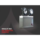 Arsel Versalite Inox VSI-2201-LED Acil Aydınlatma Armatürü Kesintide 60DAK. Yanan 2X20 Watt - Siyah