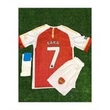 Arsenal 2023-24 Yeni Sezon Bukayo Saka Çocuk Forması 3'Lü Set