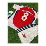 Arsenal 2024/25 Sezonu Martin Ødegaard Iç Saha Çocuk Forması 4'Lü Set