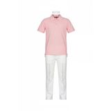 Arseno Erkek Çocuk Toz Pembe Üst Beyaz Pantolon Özel Gün Kostüm - Pembe - Arsnotopzpxemfbebeypant